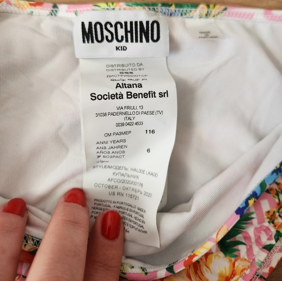 Moschino Altaba Hawaiin Bikini, size 6 - Picture 4 of 4